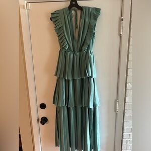 Semi formal teal green dress!